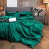 4PCS Bedding Set Cover Duvet Cover Set Silky Soft Cozy King Size Bedding Set Luxury Polyester Satin Smooth Single Double Bedding Sets
