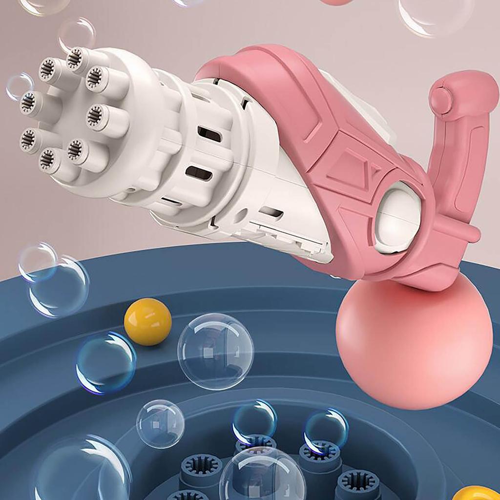 Space  Machine Child Blowing  Holding Eight-Hole Bubble Toy Easy To Operate Popular Bubble Guns For Kids Bulles Savon Enfant