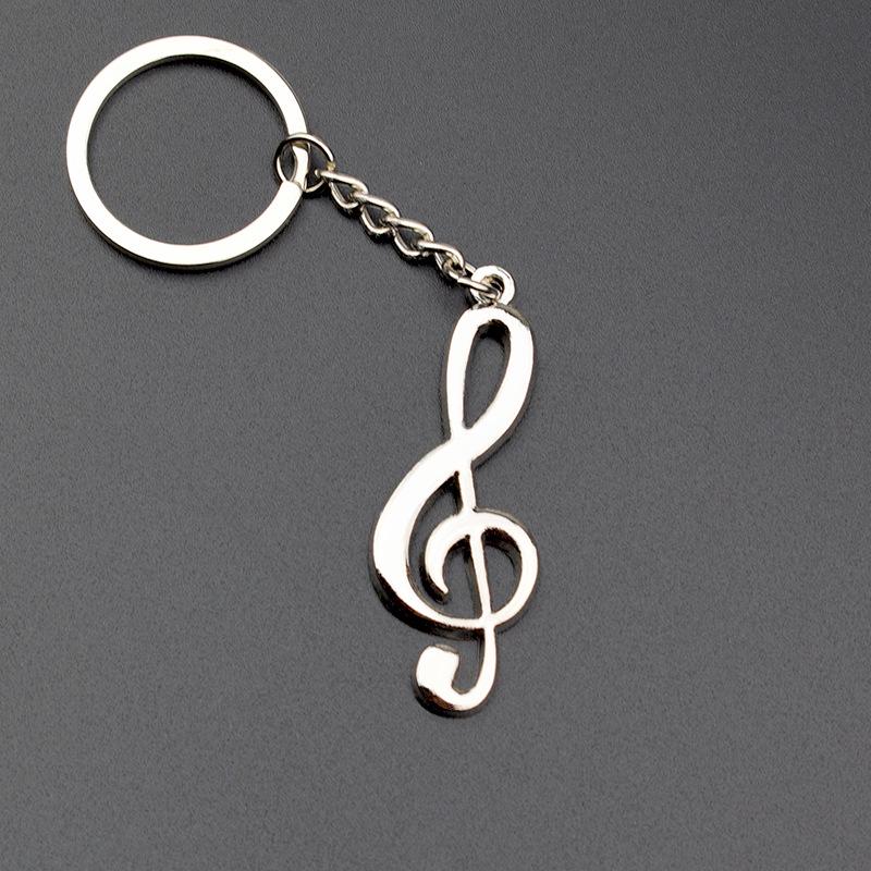 Breloc Metalic Simbol Muzical Personalizat - Breloc Minimalist pentru Chei Auto