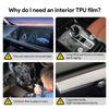 For Chery Tiggo 8 Pro -2024 Gearbox Panel Navigation Screen Anti-Scratch Sticker Automotive Interior TPU Protective Film
