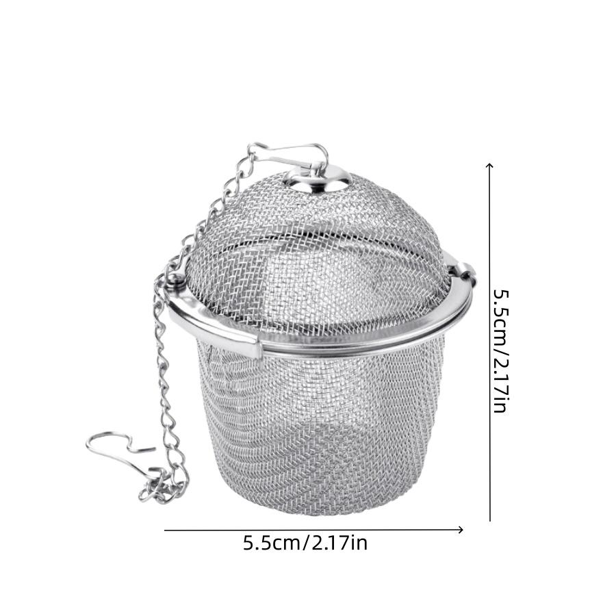 1pc Stainless Steel Tea Infuser Mini tea strainer Spice Separator Cup Household Kitchen Tea Cup Tea Leaf Strainer