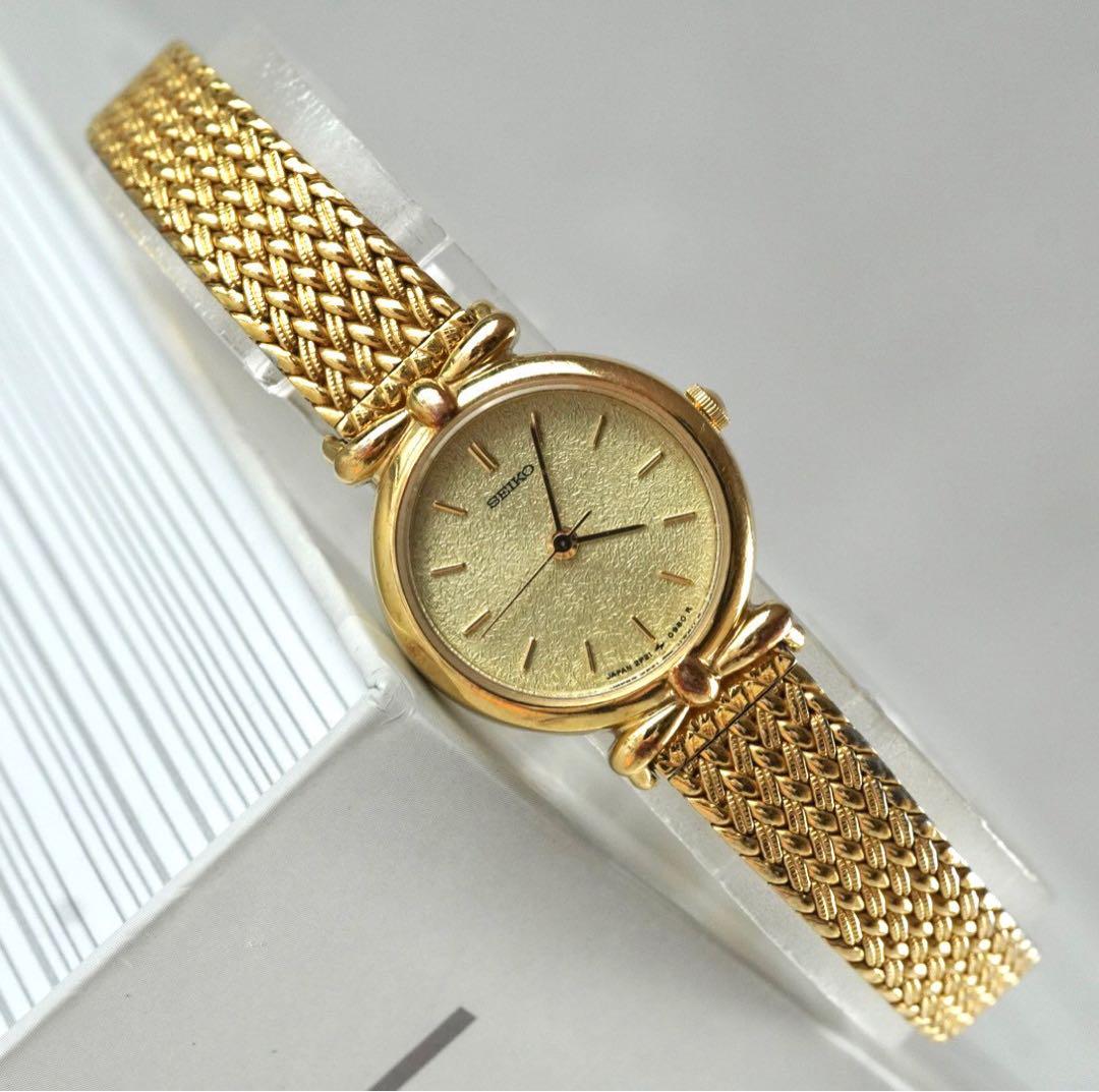 

[USED] SEIKO 2P21-0260 Gold Women s Watch