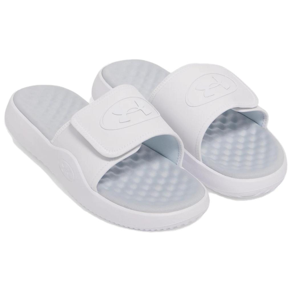 Under Armour Ignite Pro 8 Slide White Halo Grey Men Sneakers 6000337-101