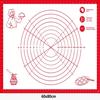 Food Grade Silicone Baking Mat Non-slip Pastry Mat for Rolling Out Dough Making Pie Crust and Fondant with Measuring Function