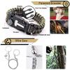 EMDMAK Gifts for Men Dad Husband Boyfriend, Survival Gear and Equipment 15 In 1, Outdoor Emergency Survival Kit, Camping Hunting Fishing Christmas