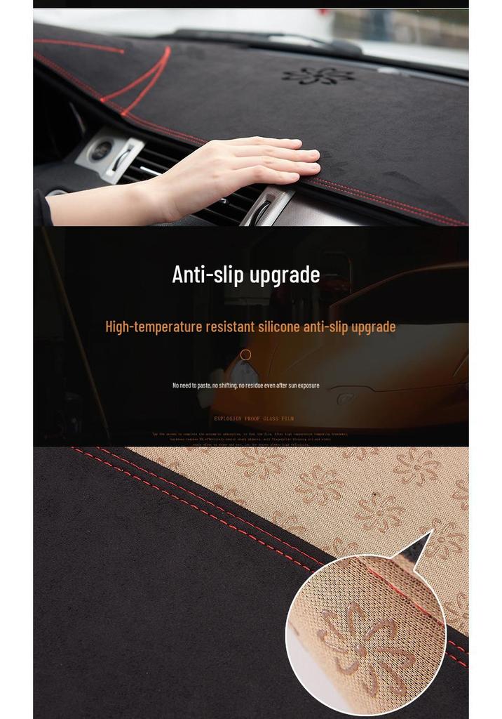 Dashboard Sunshade Mat for 2007-2013 Toyota Corolla - Anti-Glare Sun Protection.