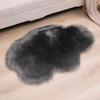 Cloud-Shaped Long Pile Rug for Bedroom or Living Room - Cute, Luxurious, and Machine Washable