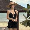 Ins High-value Summer Women's Suspender Tight and Thin Pure Desire One-piece Swimsuit