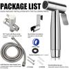 Handheld Toilet Bidet Sprayer Set Kit Stainless Steel Hand Bidet faucet for Bathroom Hand Sprayer Shower Head Self Cleaning