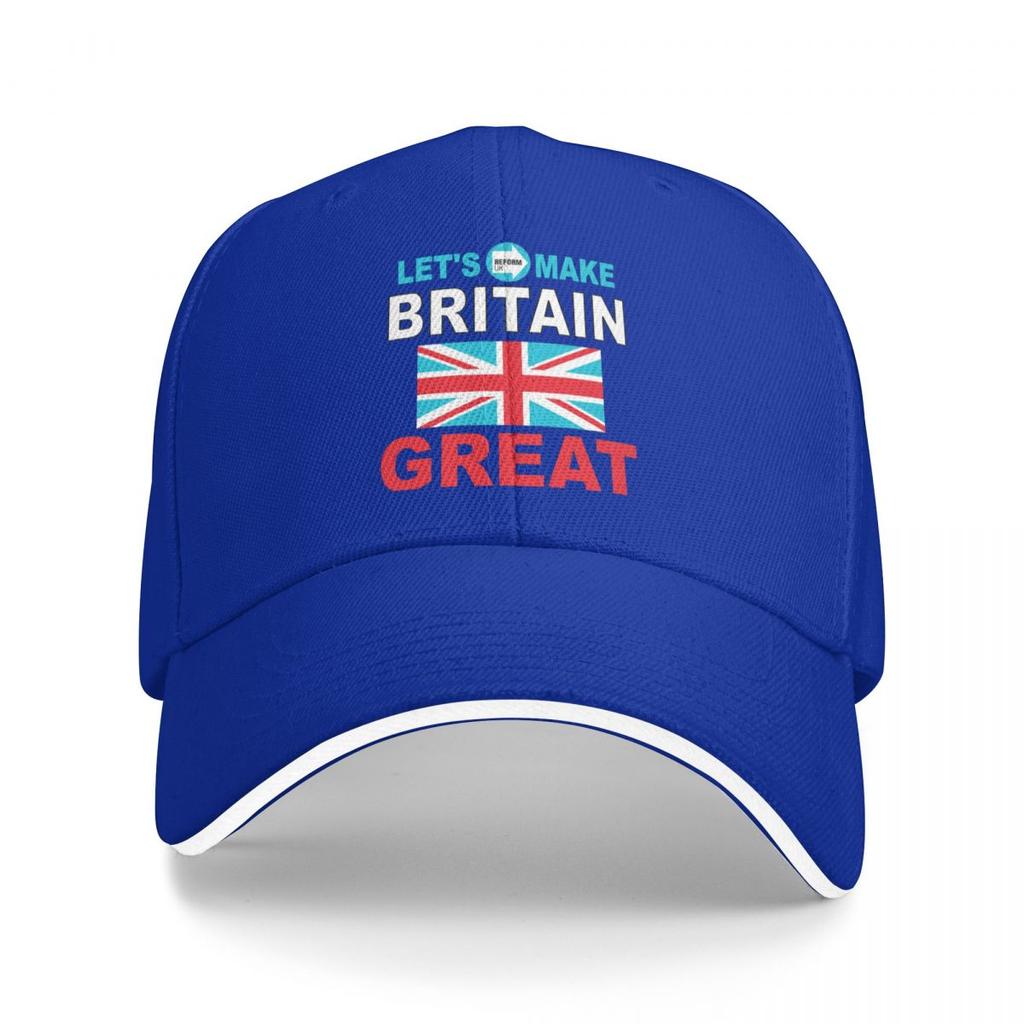 Baseball Caps Let's Make Britain GREAT Again UK Trending Graphic Unisex Casual Summer Caps