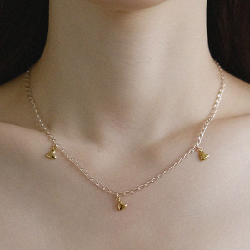 Pinaf Heart Chain Necklace