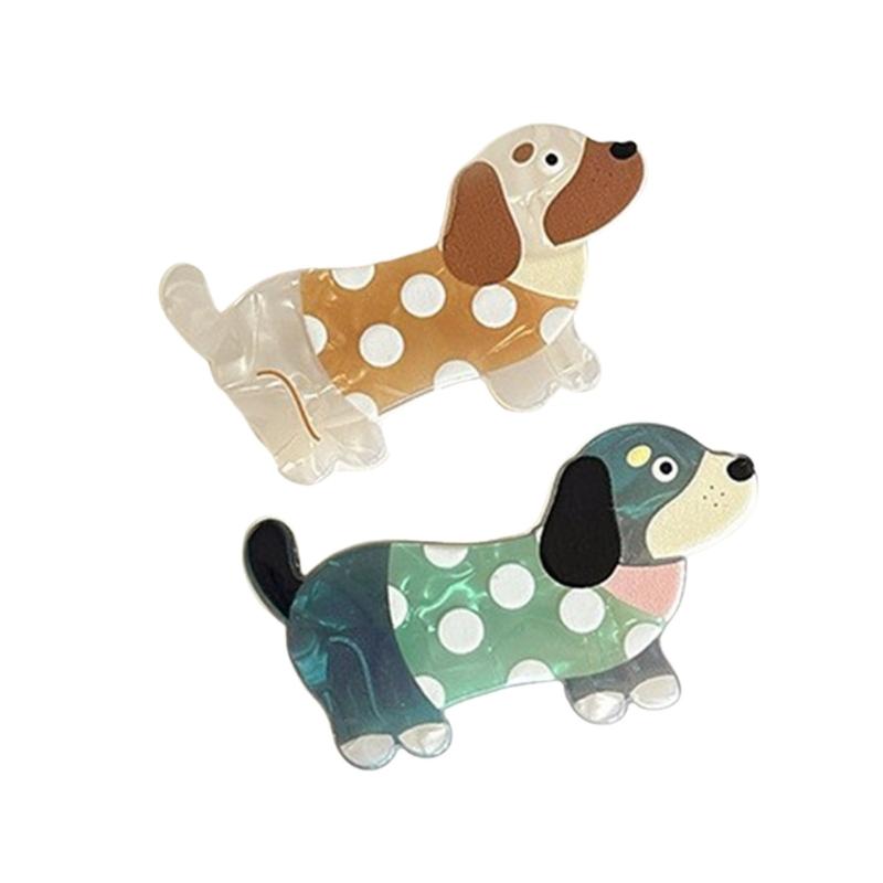 Trendy Cartoon Cats Eating Fish Hair Clip Set Unique Hairpinces Hairpin Fashion Hair Accessories For Fashion Females