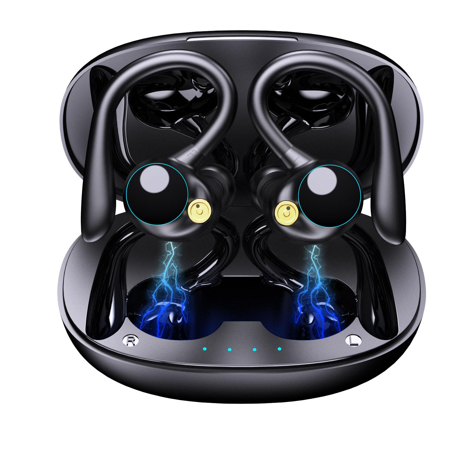 

Беспроводная Bluetooth-гарнитура с шумоподавлением и вкладышами: Идеально подходит для бизнеса, игр, бега, спорта — водонепроницаемая и популярная модель.