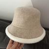 Autumn and Winter Warm Wool Woolen Fisherman Hat Children's New Thickened Fashion Versatile Basin Hat Show Face Small Bucket Hat