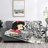 Coperta Mafalda Stampata 3D Morbido Pile di Flanella Calda Cartoni Animati Coperte Plaid per Casa Camera da Letto Divano Copriletti