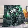 Philadelphia Eagles Flannel Blanket, High quality Comfortable for All Seasons, Home Decor, Warmth and Comfort