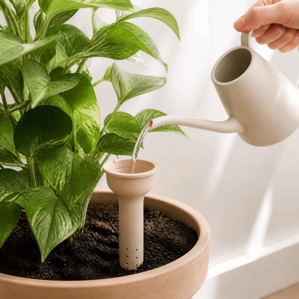 4pcs Wear-resistant Plant Irrigation Funnel Automatic Plant Drip Irrigation Device for The Lazy