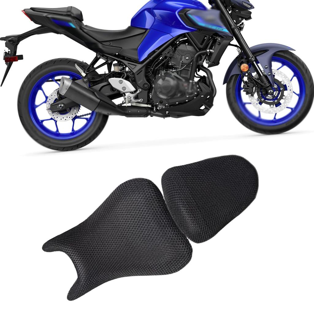 PEDAPENG For MT-03 MT-07 2025 Sun Shade Seat Cushion Cover Thermal Insulated Breathable Seat