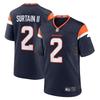 NFL Denver Broncos 2 Surtain II Herren Kurzarm Football Trikot - Mehrere Größen