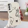 Weiche Handyhülle für Samsung Galaxy A14 A11 A15 A52 A21s A12 A13 A16 A03 A05 A53 A33 A04 A23 A06 A22 Mein Reisetagebuch