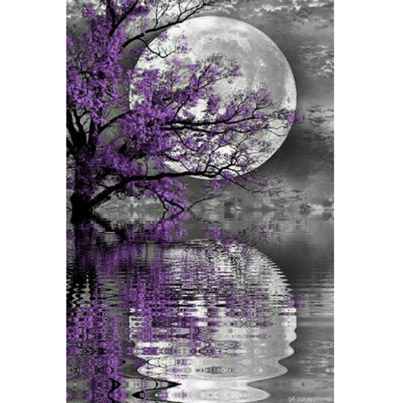 

Популярная DIY ремесленная живопись вышивка полный квадратный домашний декор без рамки