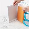Freezer Food Block Maker DIY Mold for Meal Prep Bags and Soup Containers Reusable ABS Silica Gel Storage Solution