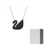 Swarovski Swan Pendant Necklace