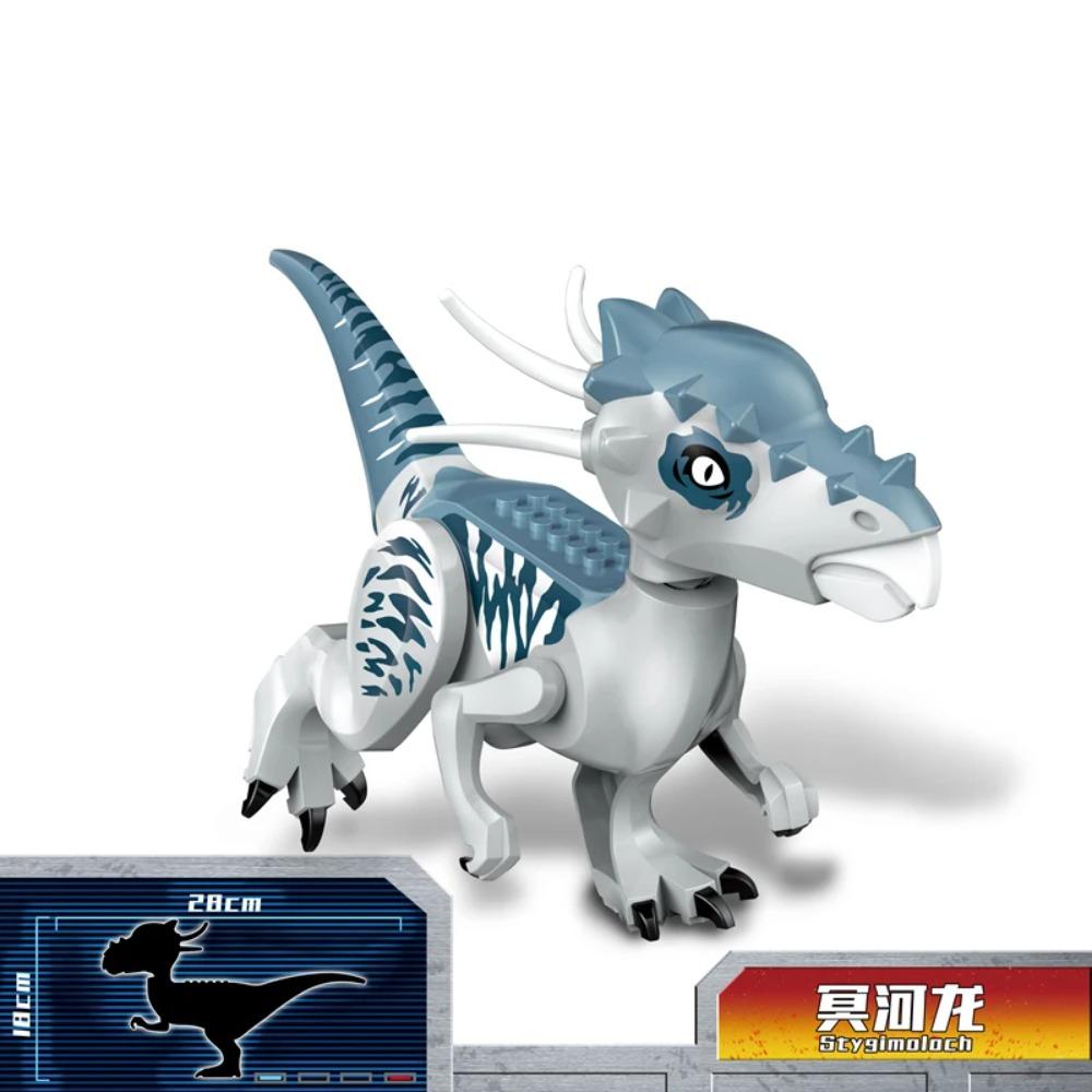 Raptor Brutal Building Jurassic Blocks World 2 MINI Figuras de Dinossauro Peças Blocos Dino Brinquedos Para Crianças Dinossauros Natal