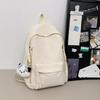Schoolbag High-value New Cute Children's Mini Schoolbag Mori Sweet Wind Girl Cream Solid Color Versatile Backpack