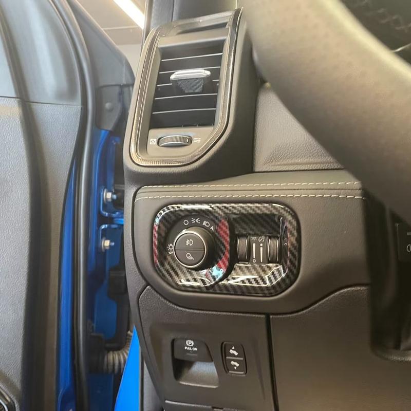 For Dodge Ram 1500 TRX   2024 ABS Steering Wheel Frame Dashboard Armrest Handle Panel Air Outlet Vent Trim Gear
