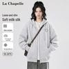 La Chapelle Women's Korean Style Zip-Up Hoodie