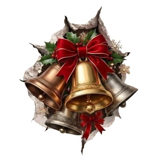 3D Holiday Wall Art Christmas Stickers, Decals for Living Room Bedroom And Party Decorative Stickers Decor, Removable PVC Festive Home Entrance