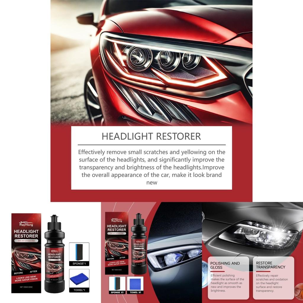 Rayhong Car Headlight Repair Paste For Brightening Polishing Cleaning And Maintenance