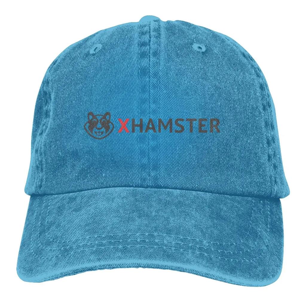 XHamster Outfit Men Women Baseball Caps Distressed Denim Hats Cap Retro Outdoor Summer Adjustable  Hat