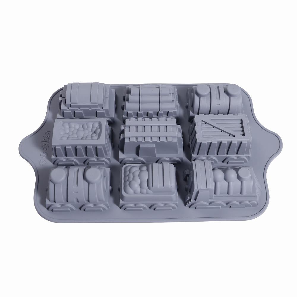 Non-Stick Cake Mold 9-Tank Design Pudding Cup Mold Baking Mold Jelly Mold  Kitchen