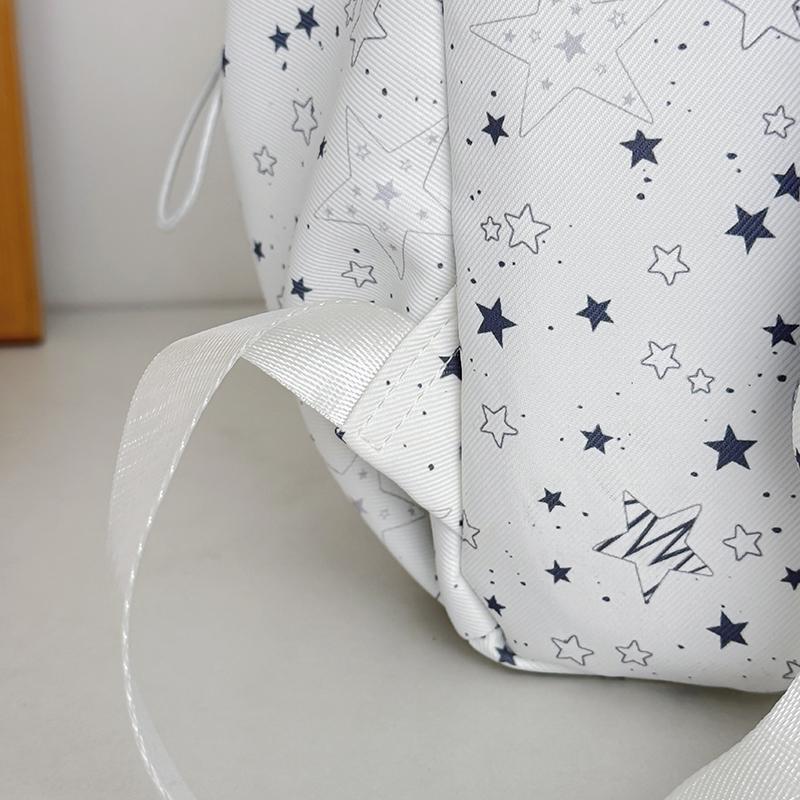 Student Schoolbag Female Star Printed Backpack