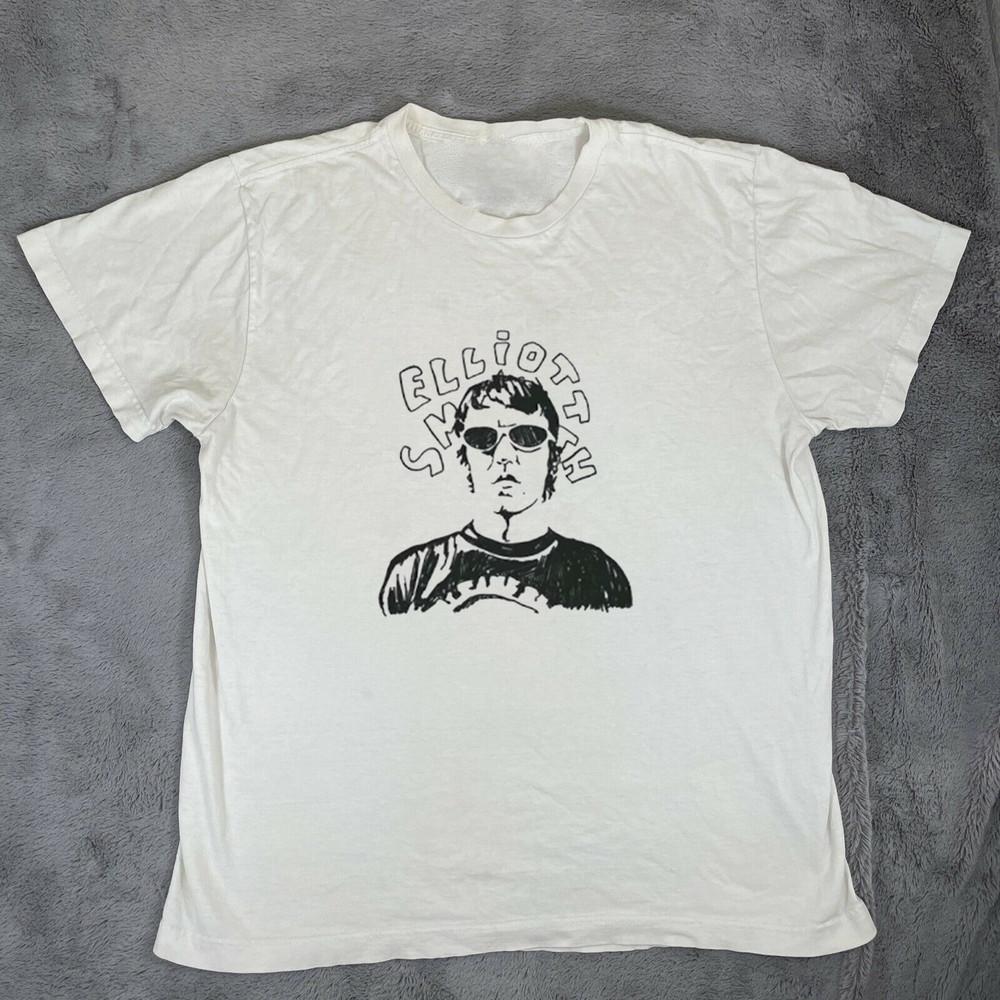 

Elliott Smith Art Portrait Short Sleeve Full Size S-5XL SS36 Unisex T-Shirt M