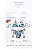 2025 Brazilian Print Tie-Up Thong Bikini Set