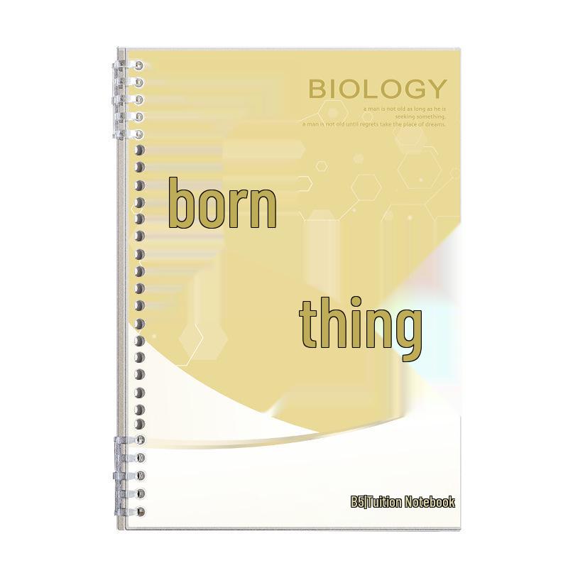 Minimalist Colorful B5 Loose-Leaf Notebooks for Middle & High School Students, Detachable, Thickened, Hand-Friendly