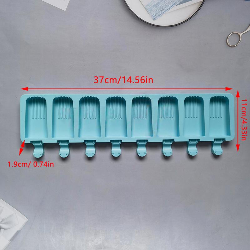 1Pcs Silicone Ice Cream Mold Diy Chocolate Dessert Popsicle Moulds Maker Homemade Tools Summer Party Supplies