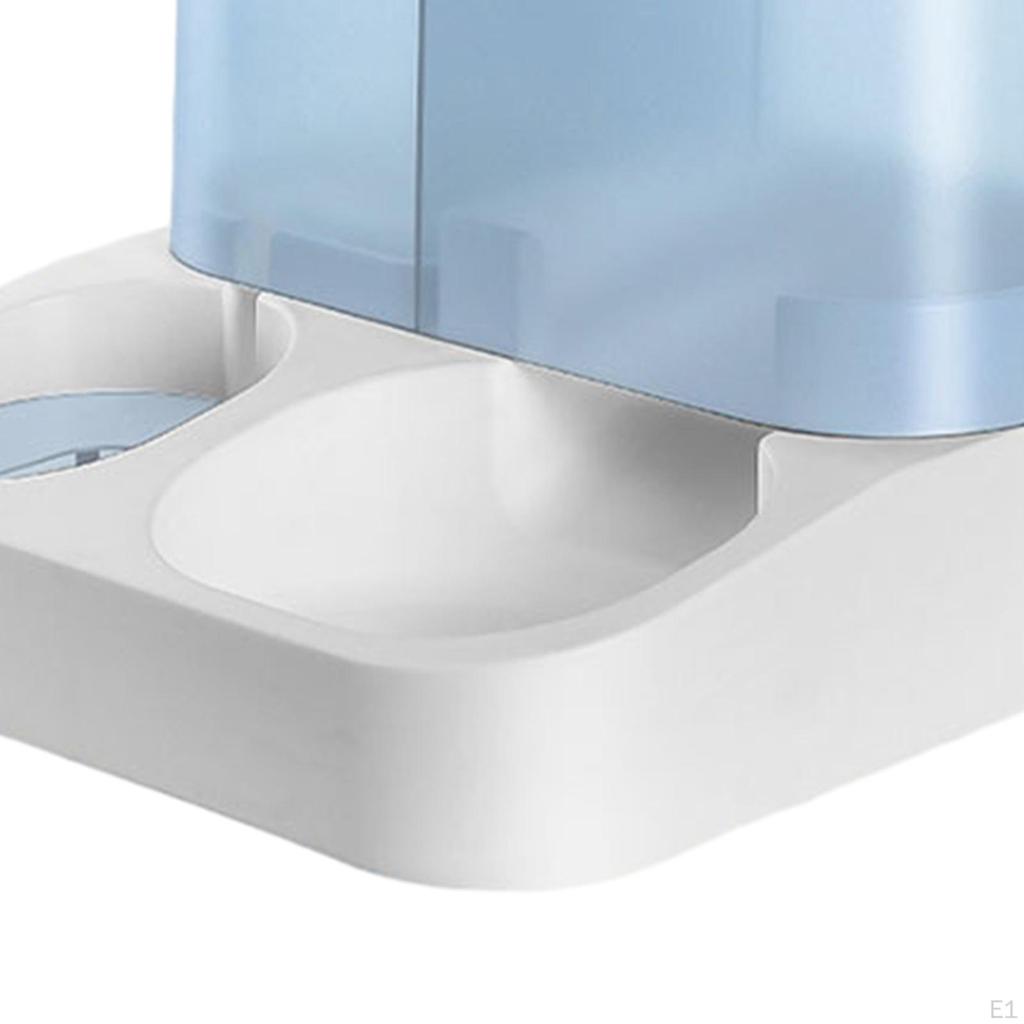 Automatischer Futterspender 2 in 1 Haustierspender Abnehmbarer Futter- und Wasserspender
