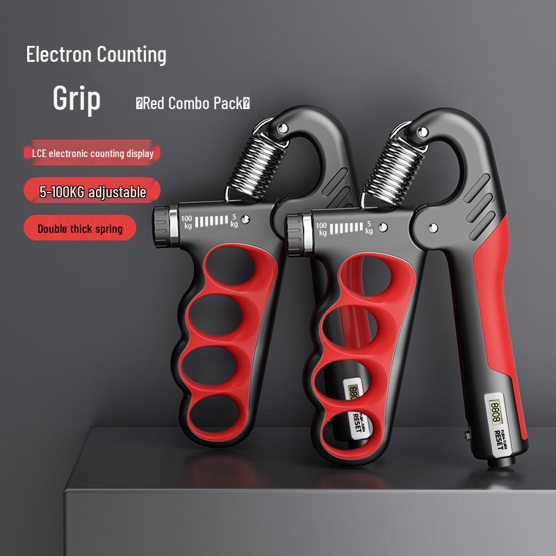 Electronic Counting Adjustable Hand Gripper for Men & Women - Fitness & Muscle Strength Trainer