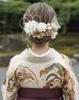 [Lomeri] Artificial Flower Hair Ornament for Coming-of-Age Ceremony, Graduation Ceremony, Furisode Kimono, Wedding, Japanese Traditional Clothing A492