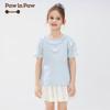 PawinPaw Girls' Cartoon Bear Puff Sleeve T-Shirt