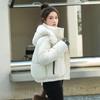 2025 Autumn/Winter Korean Style Versatile Hooded Cotton Jacket