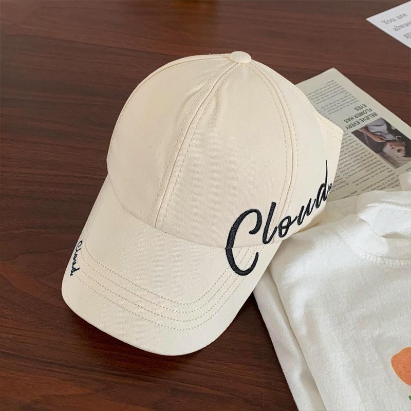Unisex Adjustable Baseball Cap with Stylish Letter for Summer Sun Protection Outdoor Sports Walking and Travel Hat