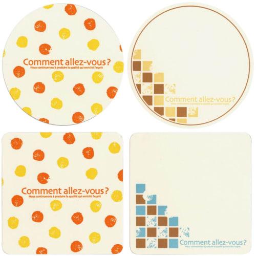 Daikoku Kogyo Joymaru Paper Coasters (100 Count)