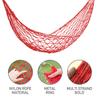 Outdoor Sport Hammock Outdoor Sport Single Camping Hammock Net Mesh Nylon Rope with Hooks for Garden Beach Yard Travel