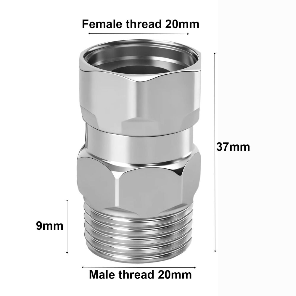 304 Stainless Angle Valve Connector 360 Rotatable Swivel Joint New Faucet Adapter Home Plumbing