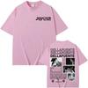 Rapper Dellafuente Cartel de Gira de Nuevo Álbum Estampado Gráfico Camiseta Hombres Mujeres Harajuku Streetwear Hip Hop Punk Moda Casual Oversize Verano Nueva Camiseta